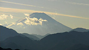 高尾山 山頂から富士山