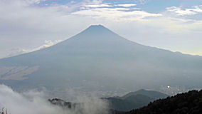 三つ峠山頂からの富士山