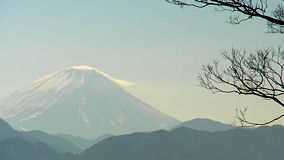 高尾山　山頂　富士山