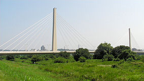 多摩川　四谷橋