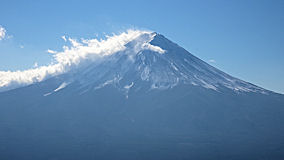 三つ峠山荘からの富士山
