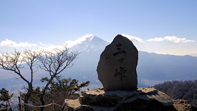 三つ峠　山頂から富士山