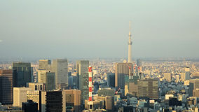 東京タワー　スカイツリー方面