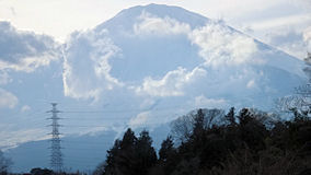 御殿場から富士山