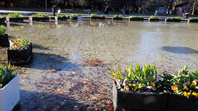 上野公園　噴水水抜き