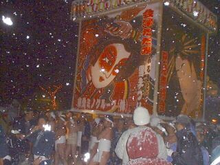 snow festval in Tadami